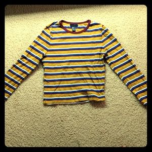 Medium Striped Crop Top